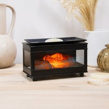 Desire Aroma Log Burner Stove Lamp Electric Wax Melt Oil Burner Home Decor Gift
