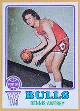 1973-74 Topps Dennis Awtrey #114 Chicago Bulls