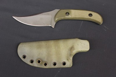 Eric Kramer (Kramer USA) Voodoo Knife! Fixed Blade with Sheath - Very Rare