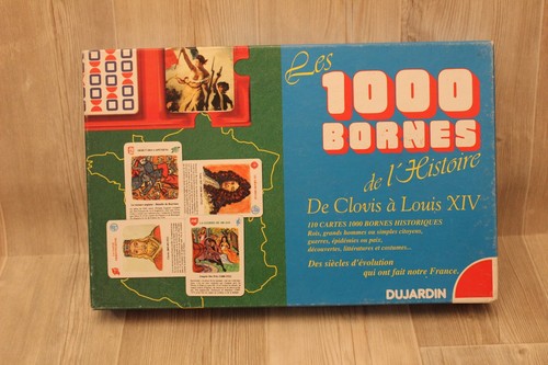 ANCIEN &1000 BORNES& ou Canasta de la Route Complet Édition 1954