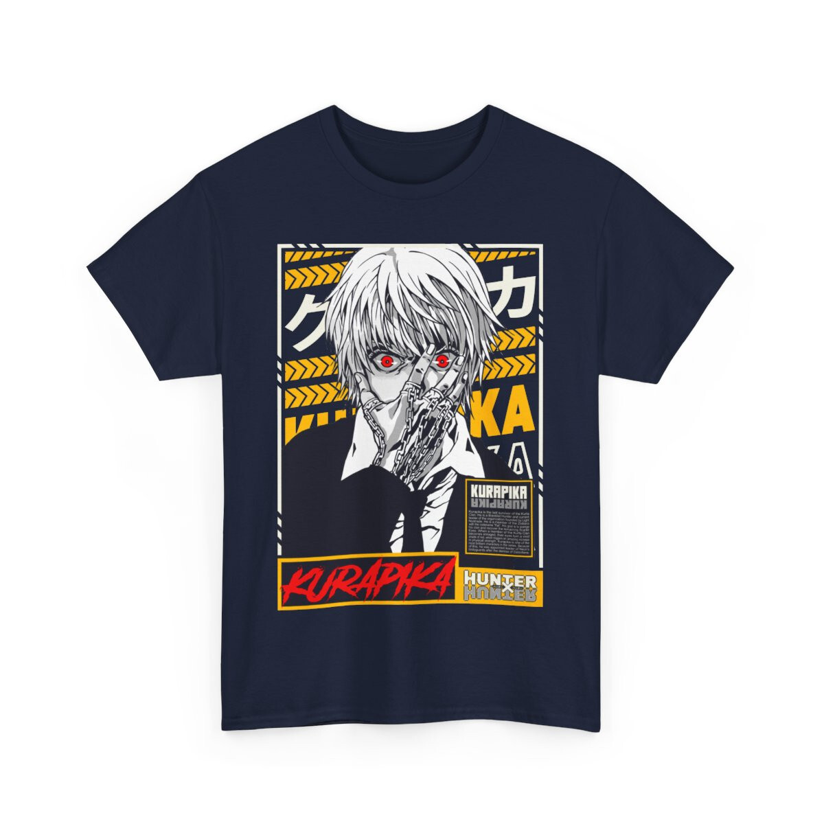 Camiseta de regalo divertida Kurapika Hunter X Hunter HxH Anime Manga Hisoka Phantom Troupe
