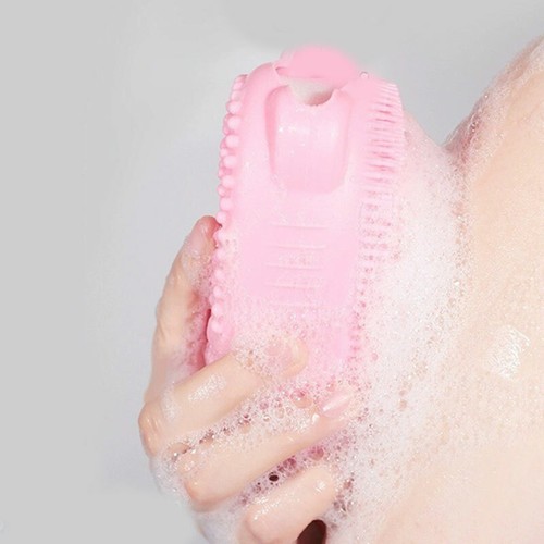 Silicone Bubble Bath Body Scrubber Brush Massage Skin Clean Shower Soft Brush ♢ - Picture 10 of 24