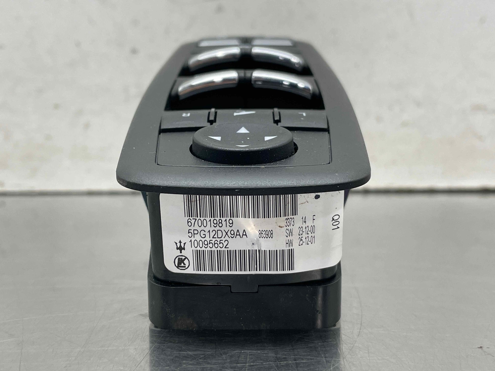2014 Maserati Quattroporte Driver Left Master Door Switch Front Oem 670019819 14