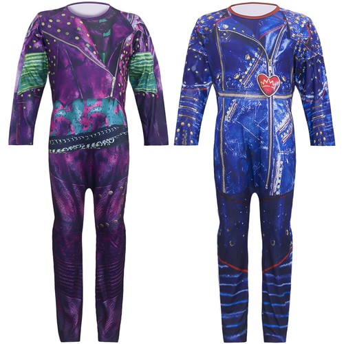 Pyjama Une Pièce Descendants 3 - Taille 6 - Personnages Mal, Evie, Audrey - Neuf Avec étiquettes