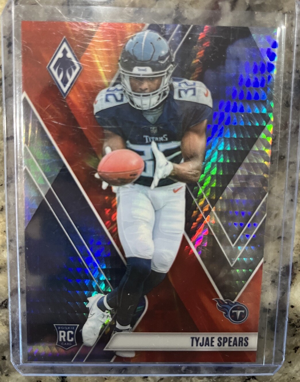 2023 Panini Phoenix - Rookies Fire Burst #129 Tyjae Spears /340 (RC)