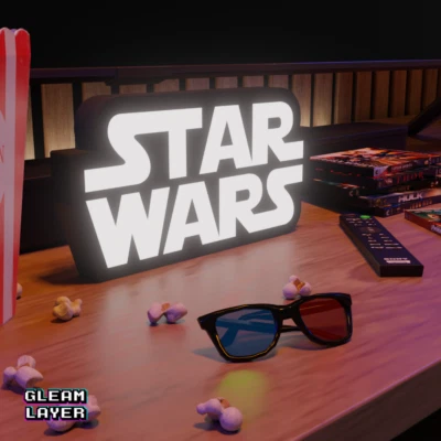 Star Wars Movie Led Lightbox RGB Light Sign