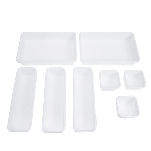 1 Set Drawer Organizer Boxes Plastic Cosmetic Sundries Storage Organizers