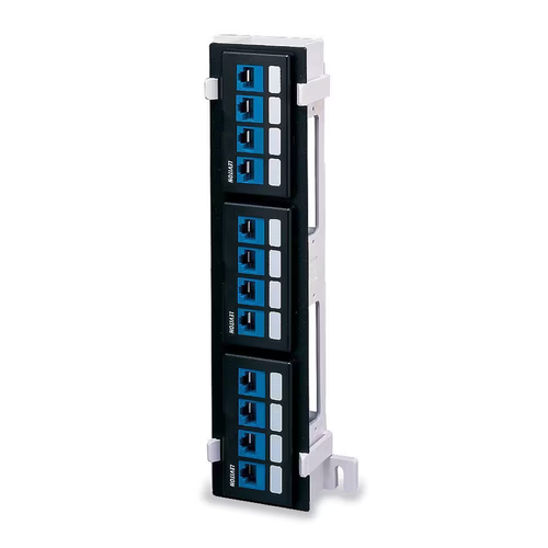 12-port Quickport Patch Block In Black |