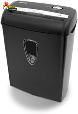 AS890C 8-Sheet Cross-Cut Paper/Credit Card Shredder with Basket