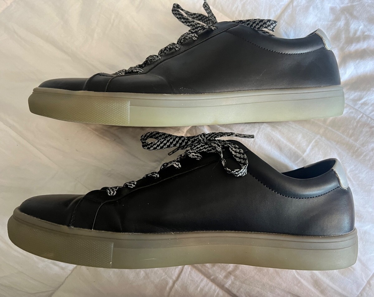 Steve Madden Paule Mens Sneakers Black Leather Size 12 M | eBay display picture 3