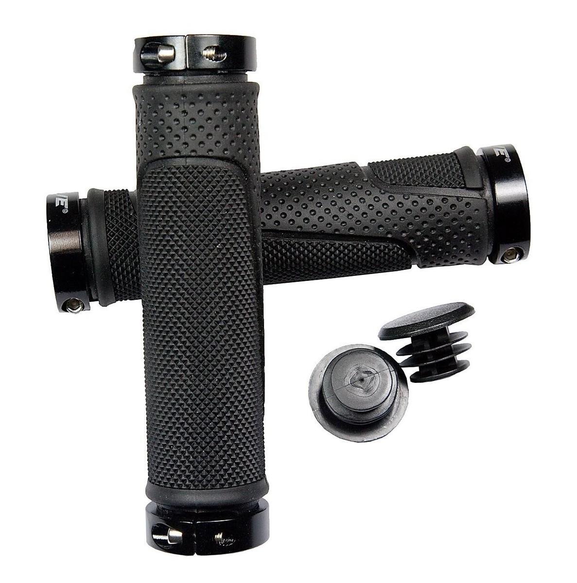Poignées De Guidon AWE AWEGrip En Alliage Avec Verrouillage - Gel Soft Grip, Diamètre 2 Cm, Longueur 10,6 Cm - Pour BMX, VTT, Vélo