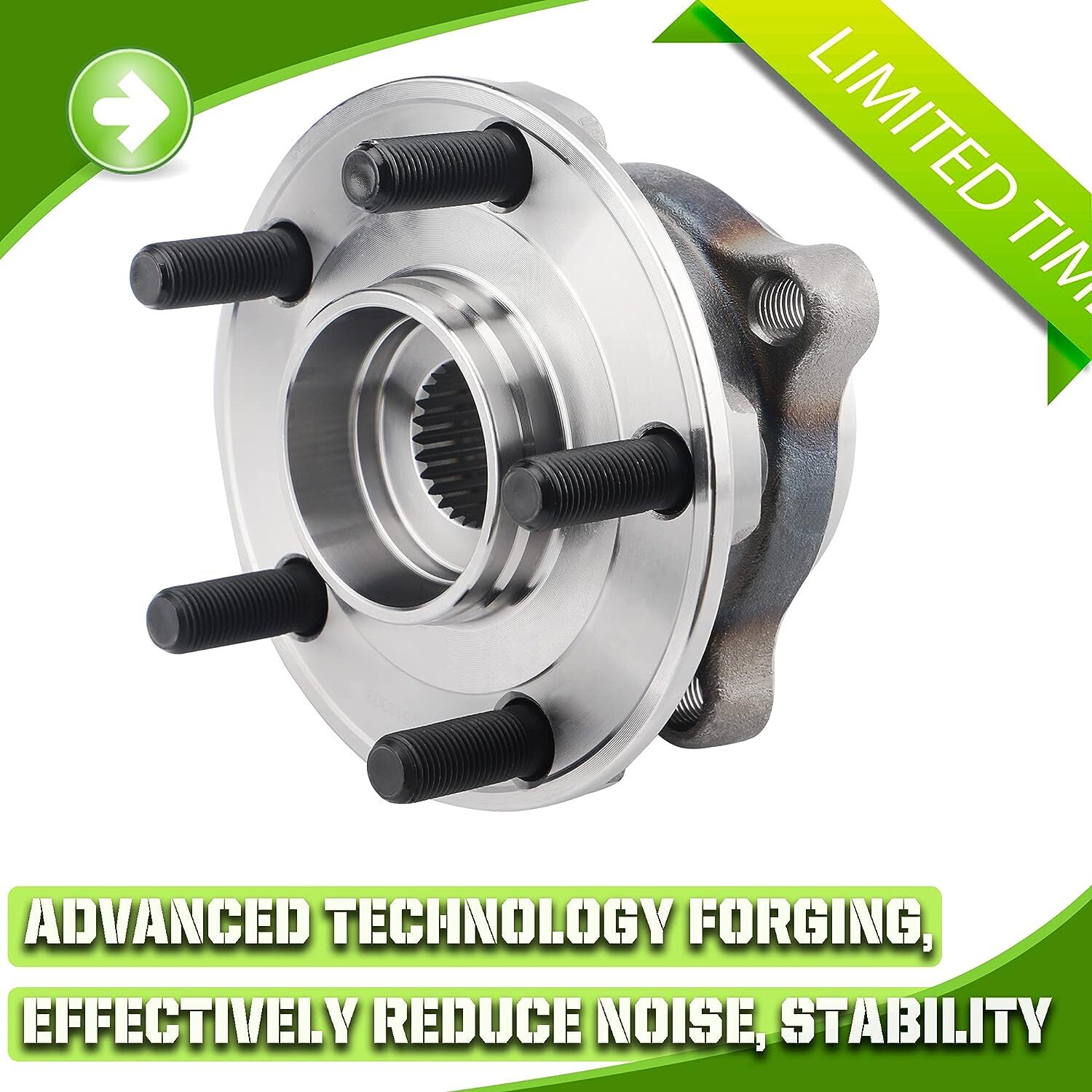 Front Wheel Hub Bearing for Subaru Impreza XV Crosstrek WRX 20092014