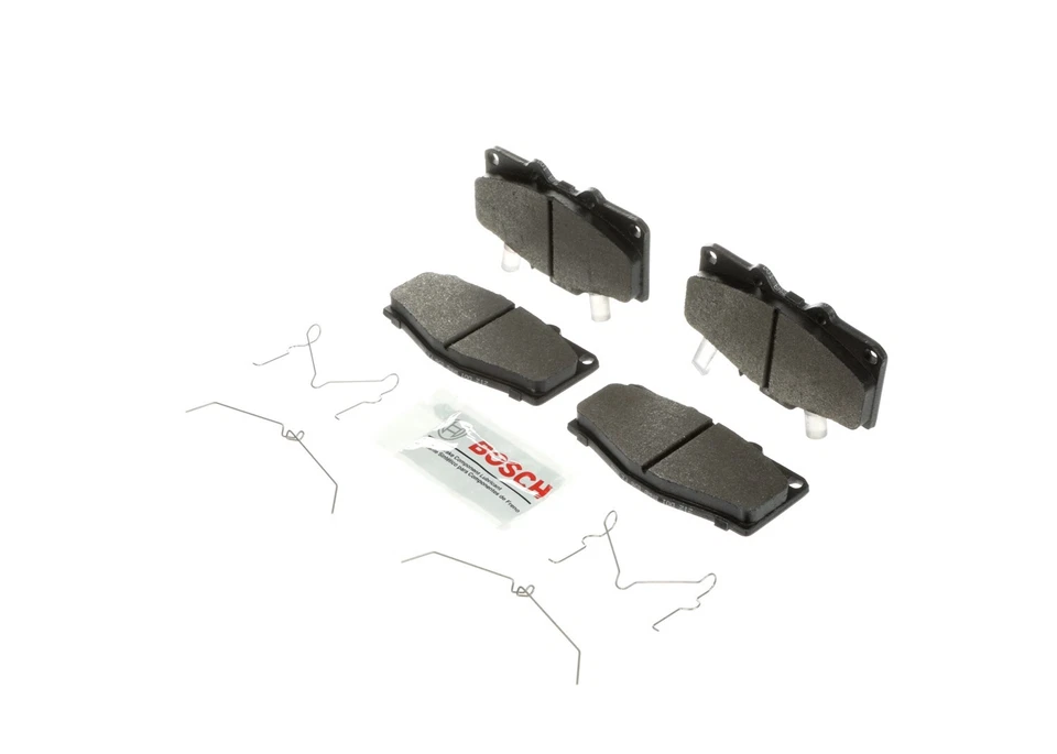 Pastillas de freno semimetálicas Bosch con herrajes delanteras para Lexus LX450 1996-1997 Foto 3 de 4