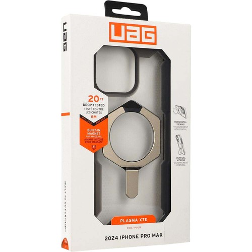 Handyhülle für iPhone 16 Pro Max UAG Case Cover Futeral Etui Durchscheinend - Zdjęcie 12 z 12
