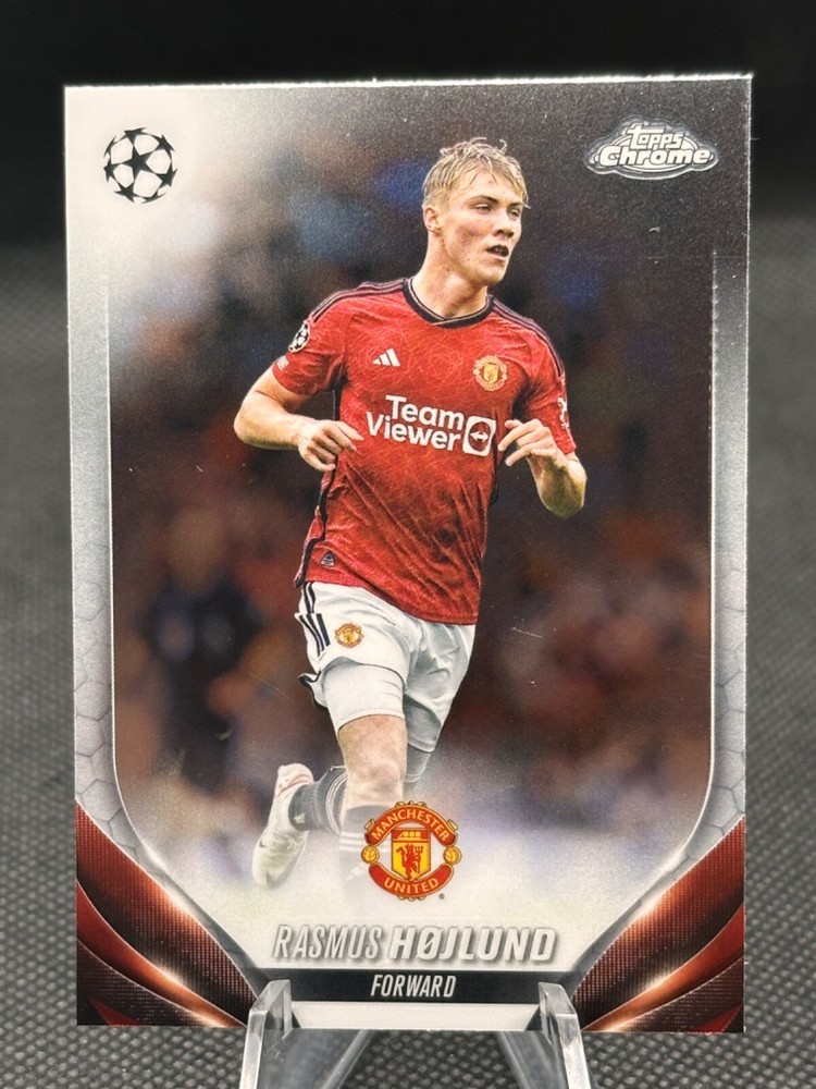 2023-24 Topps Chrome UEFA Club Competitions - #131 Rasmus Hojlund