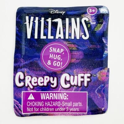 Disney Villains Creepy Cuff Plush Slap Band - YOU CHOOSE!  New + Loose!