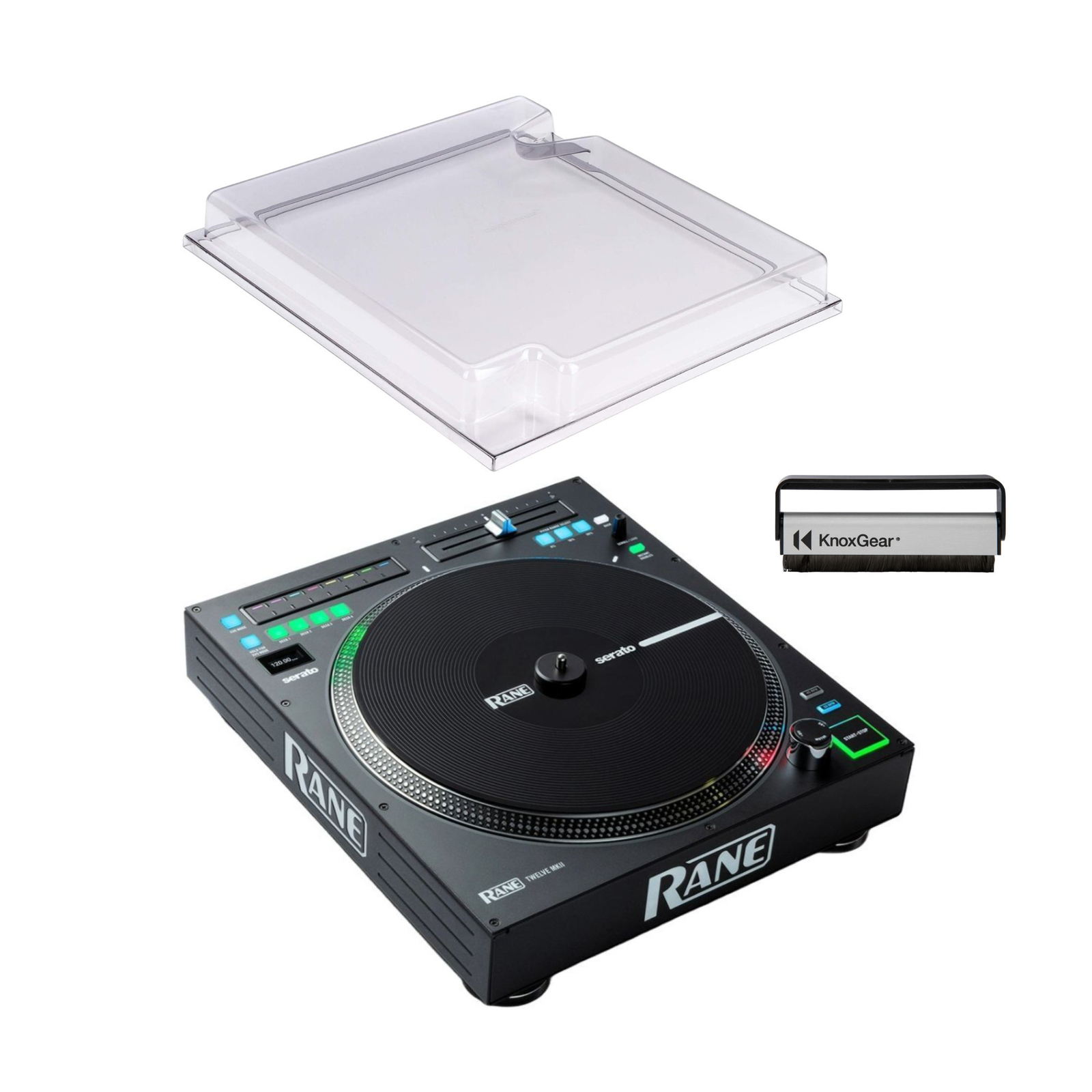 Контроллер проигрывателя проигрывателей Rane Twelve MKII с крышкой и щеткой для записи 154890₽