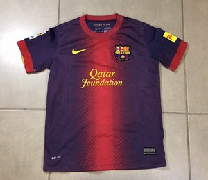 YOUTH Nike FC Barcelona Qatar 2012-13 Sz S Small Jersey FCB Messi Soccer  Home | eBay
