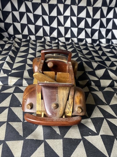 Volkswagen Handmade Wooden Beetle Toy Car Costa Rica Surf Board Wood - Picture 8 of 10