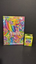Lisa Frank - Color Me Lisa Frank Coloring Book  24ct Crayola Neon Crayons Pack