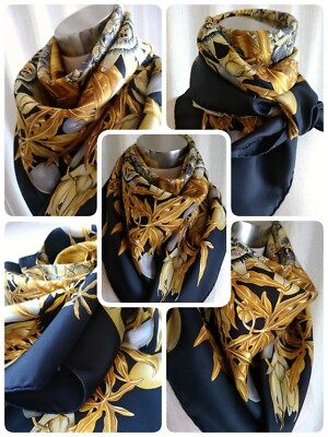 エルメス HERMÉS カレ90 スカーフ PASSIFLORES HERMES Scarf Carre 90 