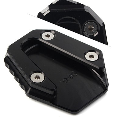 Side Stand Foot Enlarger Plate Pad Black For Yamaha MT-03 2014-2021