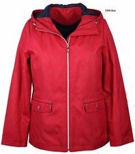 Finesse Ladies Shower-windproof Red Micro-peach Coat