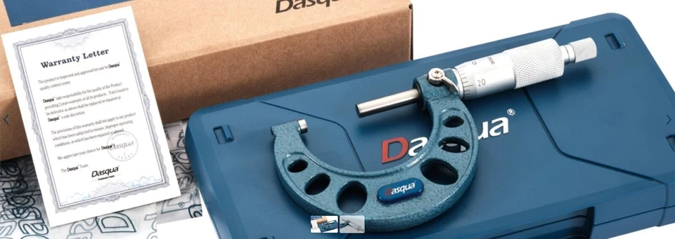 EXTERNAL OUTSIDE MICROMETER 2-3" IMPERIAL BY DASQUA 4112-5115 RDGTOOLS