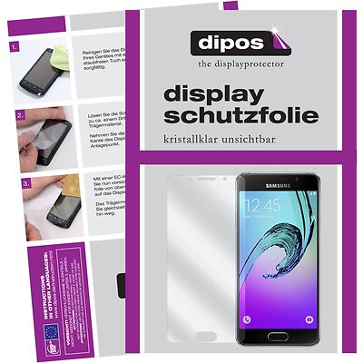 2x Schutzfolie für Samsung Galaxy A3 (2016)  Display Folie SM-A310 klar dipos