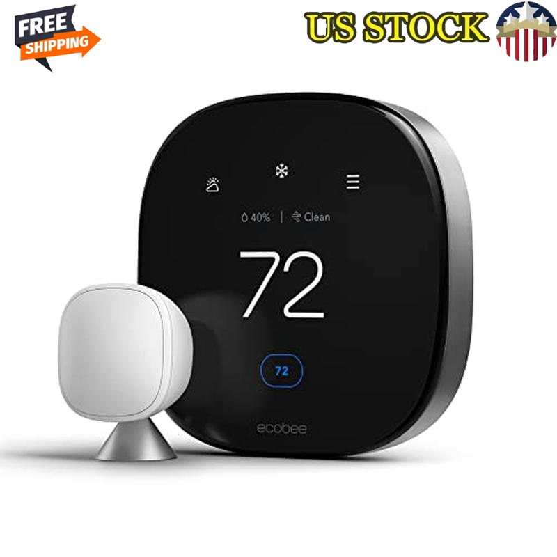 Smart Thermostat W/ Sensor Air Quality Monitor Wifi Control Energy Savings New-image