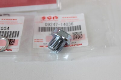 Suzuki Genuine GSXR 600 750 1000 Hayabusa Oil Drain Plug & Gasket
