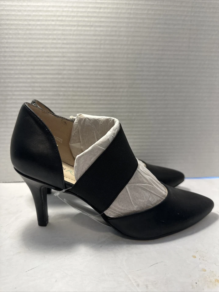 Tacones Andrew Geller para mujer talla 7,5 M negros HHR9-1 nuevos Foto 3 de 4