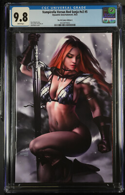 Vampirella Versus Red Sonja #5 Josh Burns Red Sonja Variant CGC 9.8