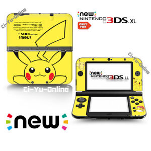 Ci Yu Online New 3ds Xl Pokemon 1 Pikachu Yellow Vinyl Skin Sticker Decal Ebay