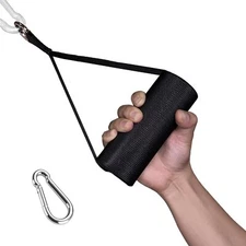 Upgraded LAT Pulldown Attachments Double D Handle V Bar Cable Machine Attachm...