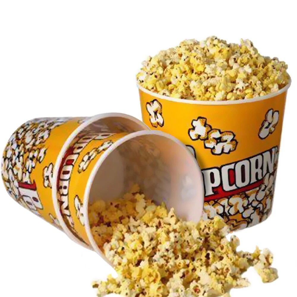 Plastic outlet popcorn bucket