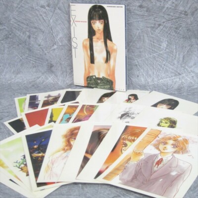 TAKESHI OKAZAKI Postkarten Set EXIST Kunst Illustration Fan Buch 1999 Houshin Engi