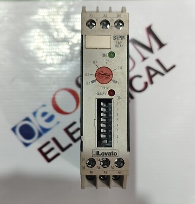 LOVATO BTPM220 TIME RELAY TIMER VOLTAGE 24-220VAC FREE FAST SHIPPING