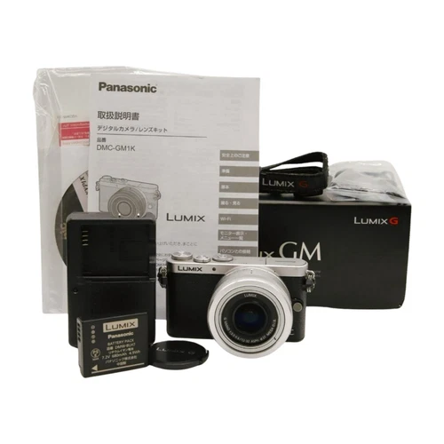 Panasonic LUMIX Digital Camera Lens Kit DMC-GM1K-S Silver Used - Picture 1 of 8