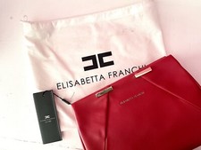 Pochette Rossa A Mano Elisabetta Franchi Nuova Con Cartellino E Dustbag
