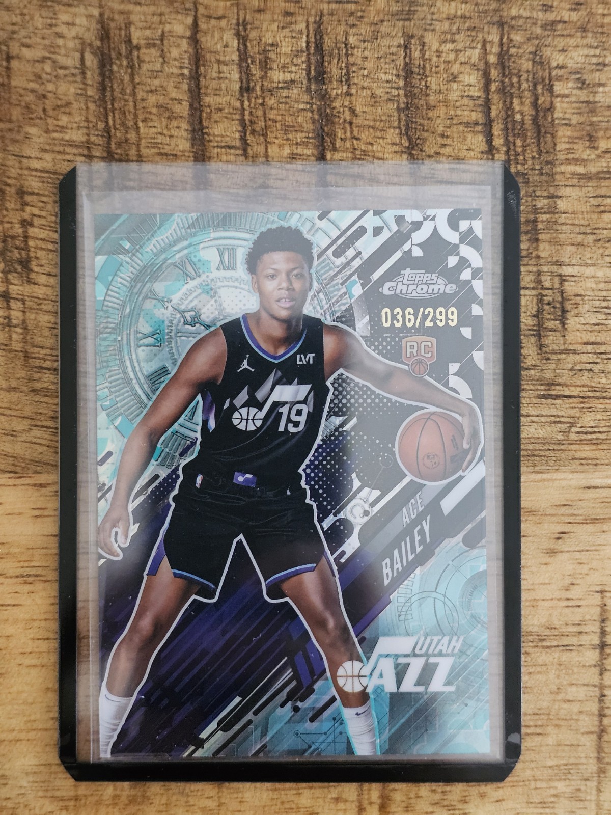 2025-26 Topps Chrome #GT-20 Ace Bailey Go Time Aqua Refractor /299