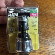 Danco Dual Thread 15/16 in.- 27M x 55/64 in.-27F Chrome Swivel Sprayrator