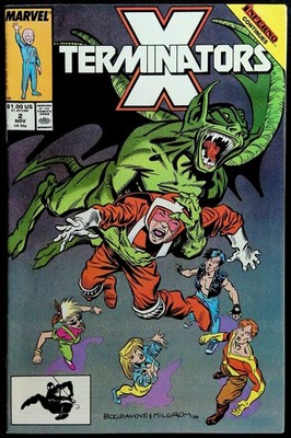 X-TERMINATORS VOL. 1 #2 ~ VF- 1988 MARVEL COMICS ~ JON BOGDANOVE COVER & ART