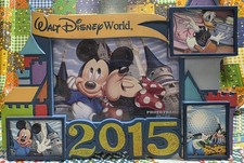 Walt Disney World 2015 4x6 Picture Photo Frame Mickey Mouse