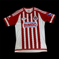 Isaac Brizuela #11 Chivas Guadalajara 2015 Home Jersey Copa MX Final Detail M