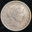 1907 S Barber Silver Half Dollar High Grade Beauty
