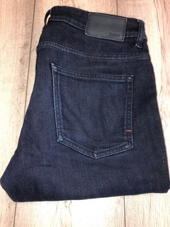 JEANS UOMO HUGO BOSS ELASTICIZZATO 32" VITA X 30" GAMBA BLU