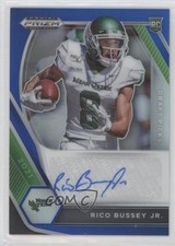 2021 Panini Prizm Draft Picks Blue 28/149 Rico Bussey Jr #DPA-RBJ Auto 10k8