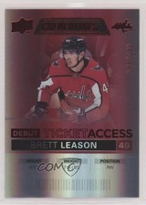 2021 Upper Deck Credentials Debut Ticket Access Red /199 Brett Leason #66 18ux