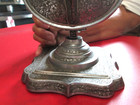 Large Rare Antique Figural VIOLIN - SILVER Plated - THORENS - MUSIC BOX  15 in — photo 7